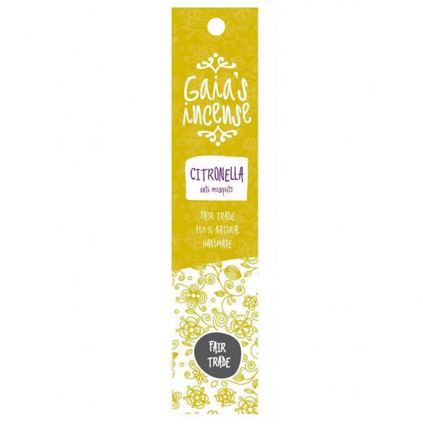 Citronella - Premium Räucherstäbchen - Gaia's incense